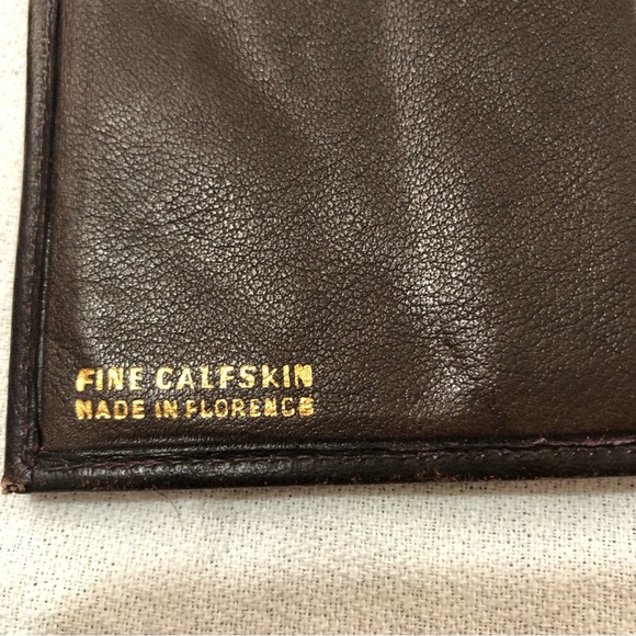 Fine Calfskin Boho  dark brown wallet - Picture 5 of 13